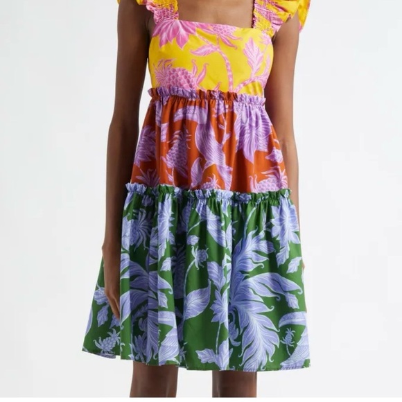 FARM Rio Tropical Spring Mix Mini Dress S NWT - Picture 4 of 15